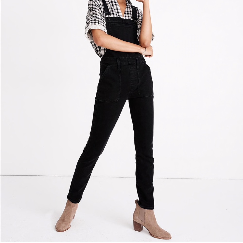 Madewell Skinny Overalls in Lunar Wash